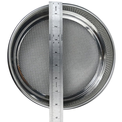 60 Mesh Lab Sieves 8" Diameter 304 Stainless Steel Wire Cloth Test Sieve for Industrial Laboratory Home