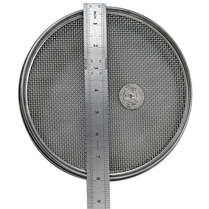 60 Mesh Lab Sieves 8" Diameter 304 Stainless Steel Wire Cloth Test Sieve for Industrial Laboratory Home