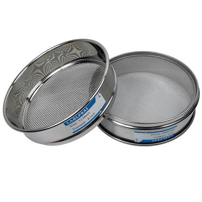 60 Mesh Lab Sieves 8" Diameter 304 Stainless Steel Wire Cloth Test Sieve for Industrial Laboratory Home