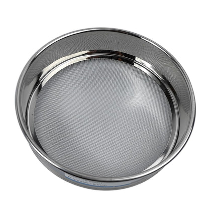 60 Mesh Lab Sieves 8" Diameter 304 Stainless Steel Wire Cloth Test Sieve for Industrial Laboratory Home
