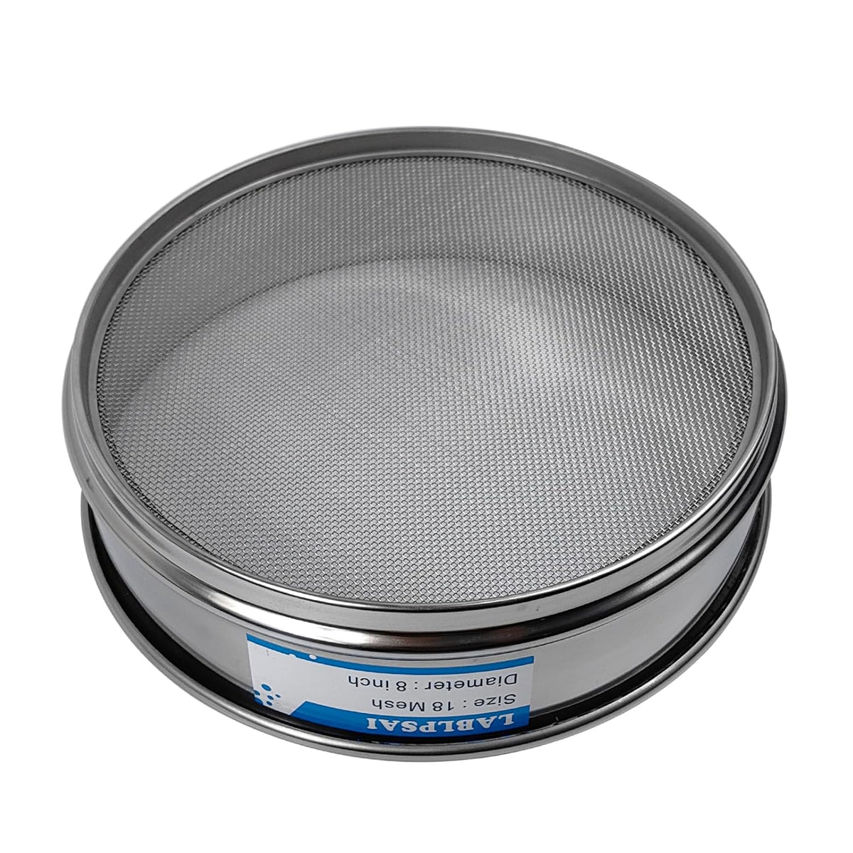 60 Mesh Lab Sieves 8" Diameter 304 Stainless Steel Wire Cloth Test Sieve for Industrial Laboratory Home