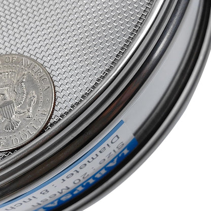 60 Mesh Lab Sieves 8" Diameter 304 Stainless Steel Wire Cloth Test Sieve for Industrial Laboratory Home