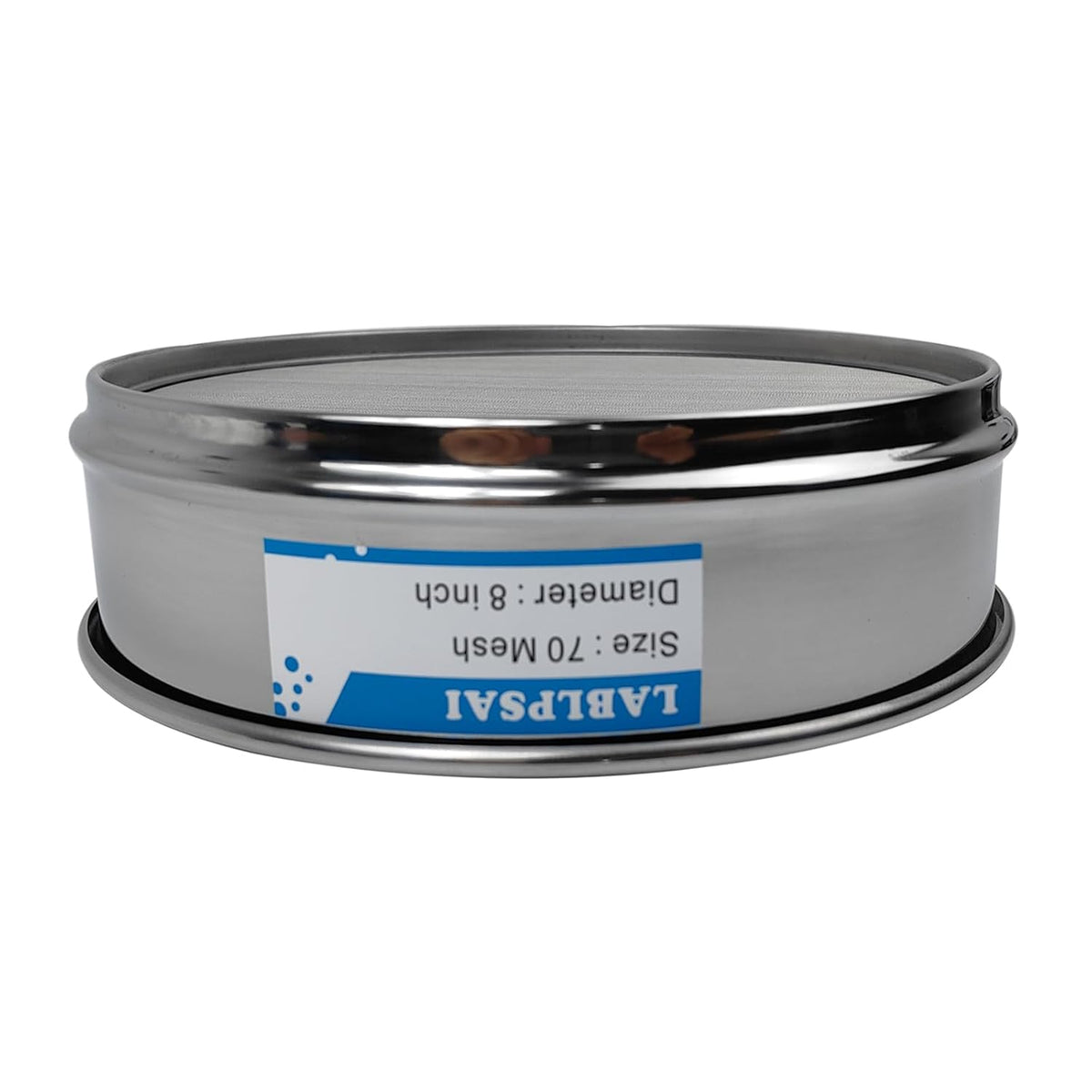 60 Mesh Lab Sieves 8" Diameter 304 Stainless Steel Wire Cloth Test Sieve for Industrial Laboratory Home