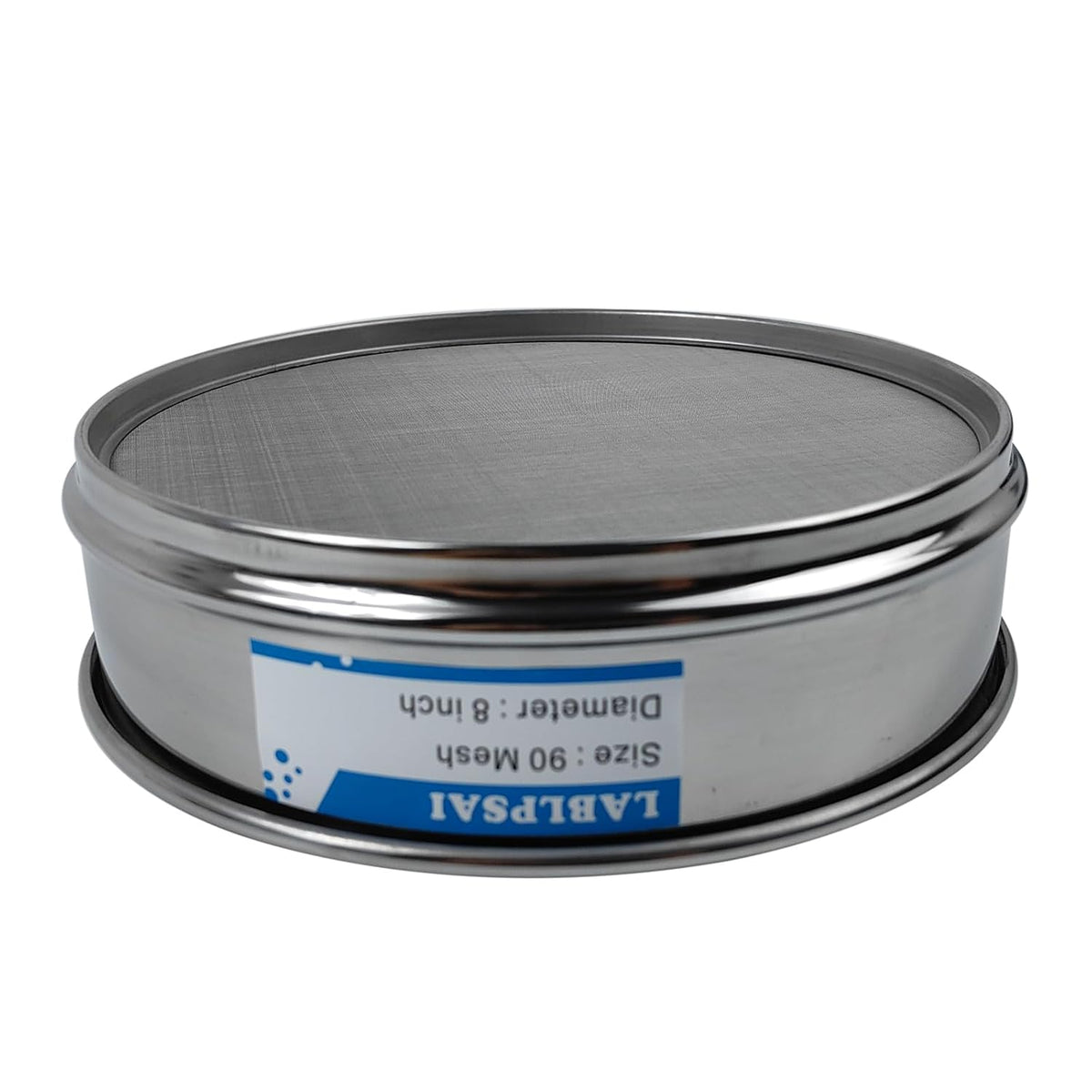 60 Mesh Lab Sieves 8" Diameter 304 Stainless Steel Wire Cloth Test Sieve for Industrial Laboratory Home