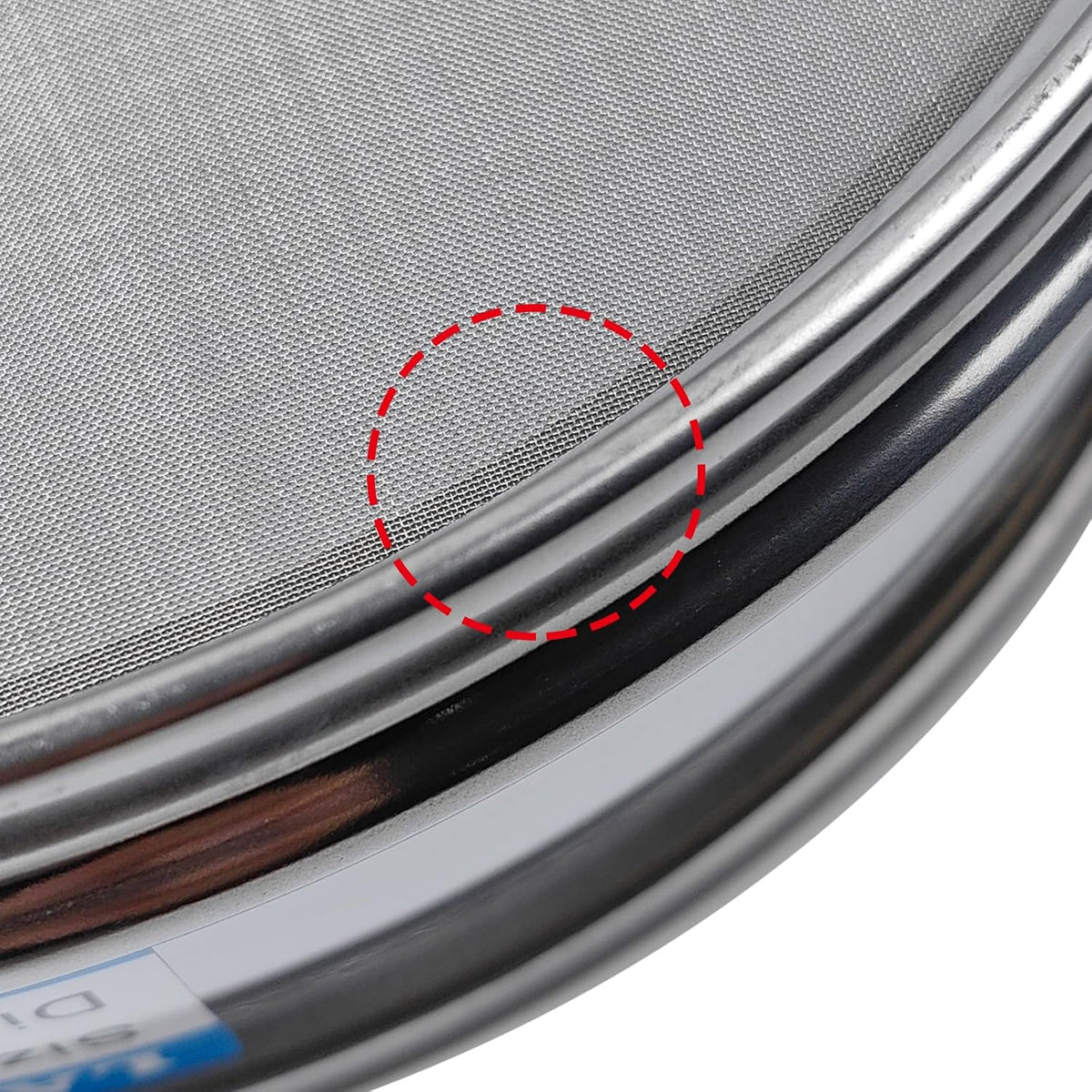 60 Mesh Lab Sieves 8" Diameter 304 Stainless Steel Wire Cloth Test Sieve for Industrial Laboratory Home