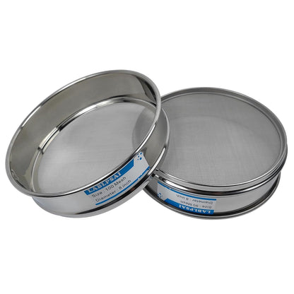 60 Mesh Lab Sieves 8" Diameter 304 Stainless Steel Wire Cloth Test Sieve for Industrial Laboratory Home