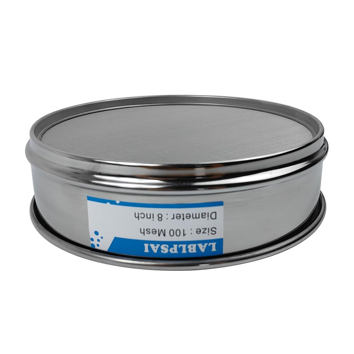 60 Mesh Lab Sieves 8" Diameter 304 Stainless Steel Wire Cloth Test Sieve for Industrial Laboratory Home