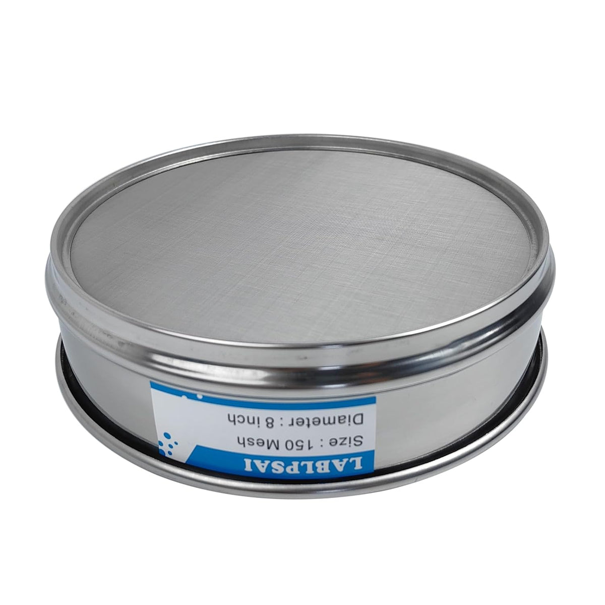 60 Mesh Lab Sieves 8" Diameter 304 Stainless Steel Wire Cloth Test Sieve for Industrial Laboratory Home