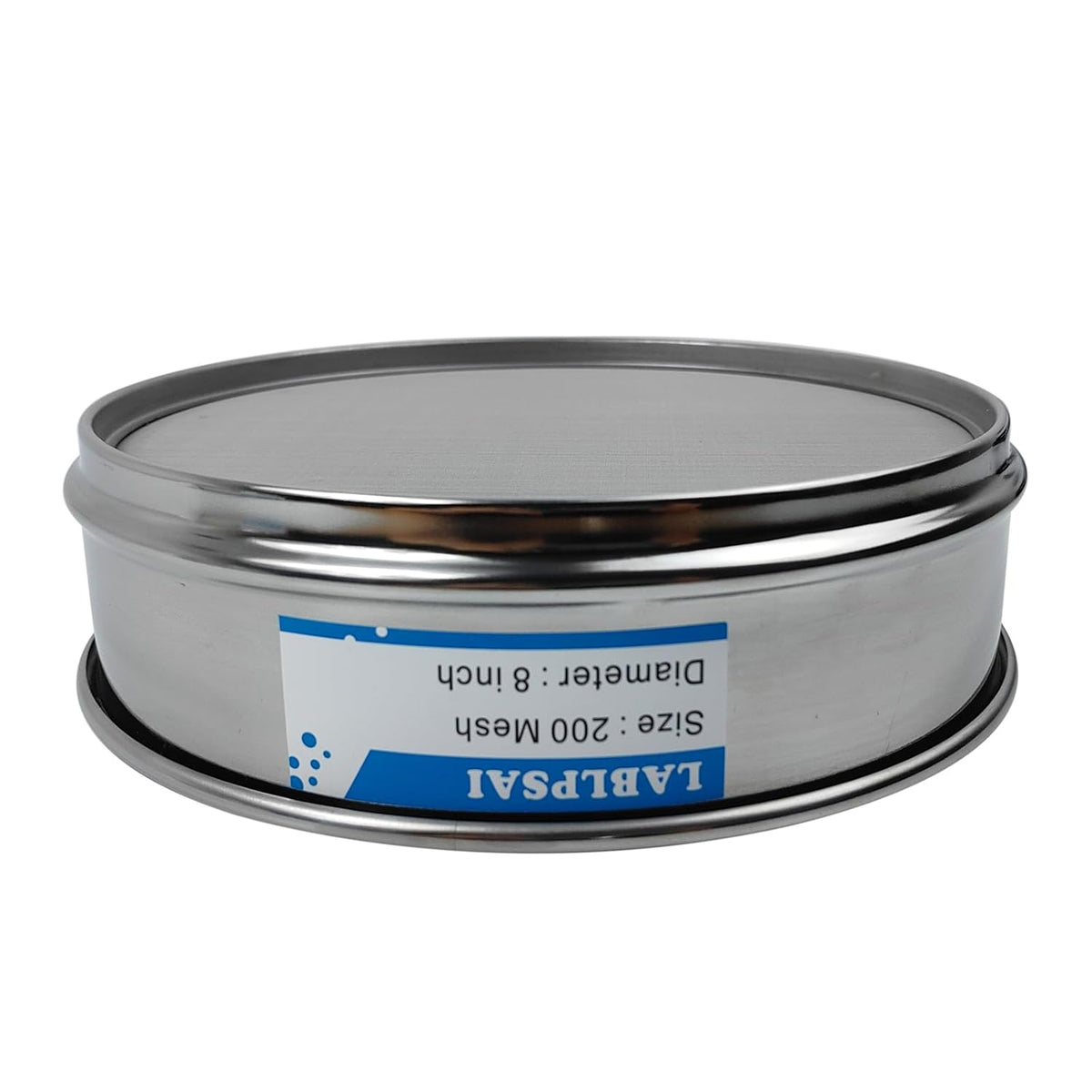 60 Mesh Lab Sieves 8" Diameter 304 Stainless Steel Wire Cloth Test Sieve for Industrial Laboratory Home