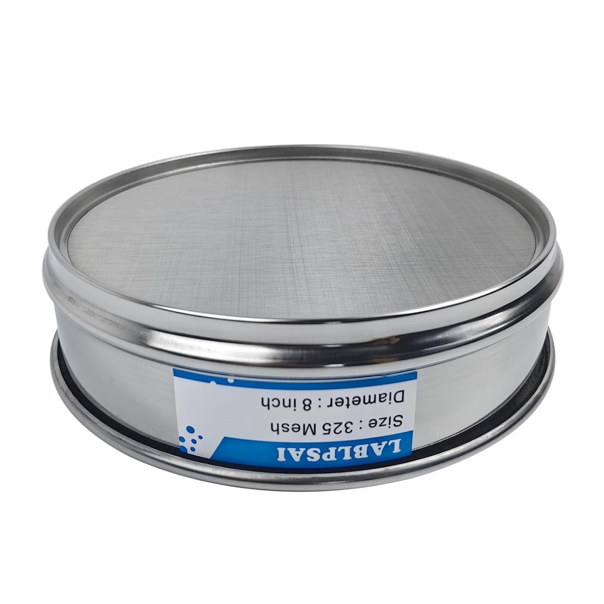 60 Mesh Lab Sieves 8" Diameter 304 Stainless Steel Wire Cloth Test Sieve for Industrial Laboratory Home