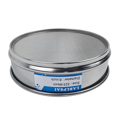 60 Mesh Lab Sieves 8" Diameter 304 Stainless Steel Wire Cloth Test Sieve for Industrial Laboratory Home