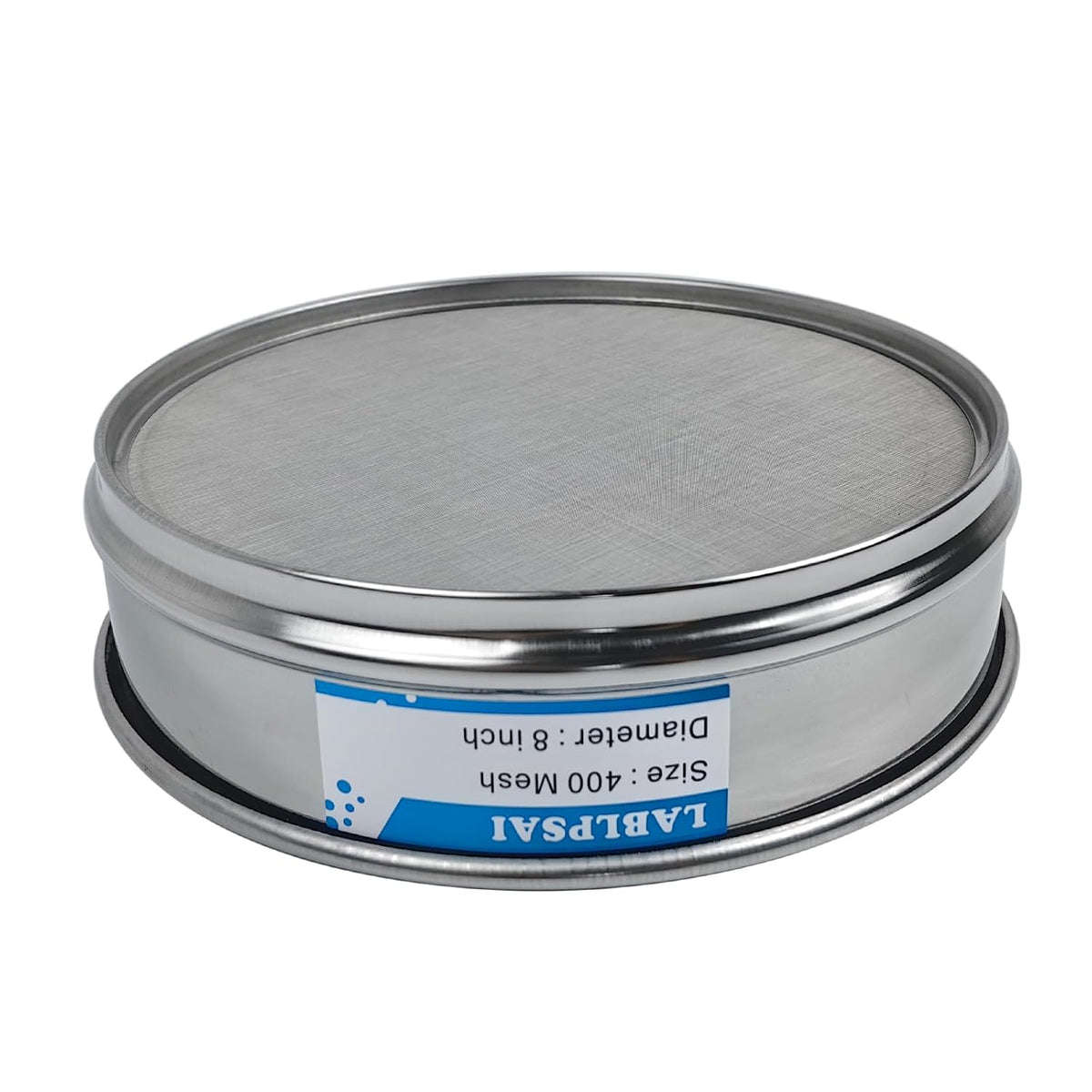 60 Mesh Lab Sieves 8" Diameter 304 Stainless Steel Wire Cloth Test Sieve for Industrial Laboratory Home