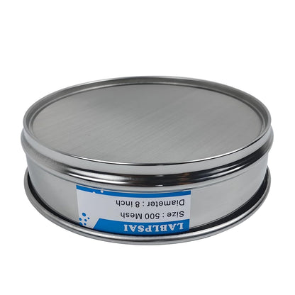 60 Mesh Lab Sieves 8" Diameter 304 Stainless Steel Wire Cloth Test Sieve for Industrial Laboratory Home