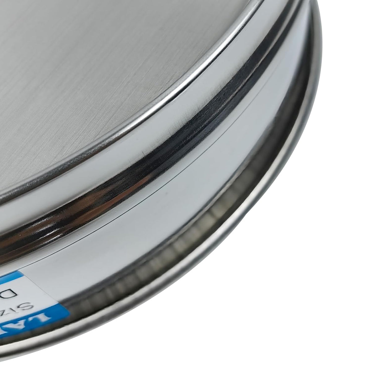 60 Mesh Lab Sieves 8" Diameter 304 Stainless Steel Wire Cloth Test Sieve for Industrial Laboratory Home