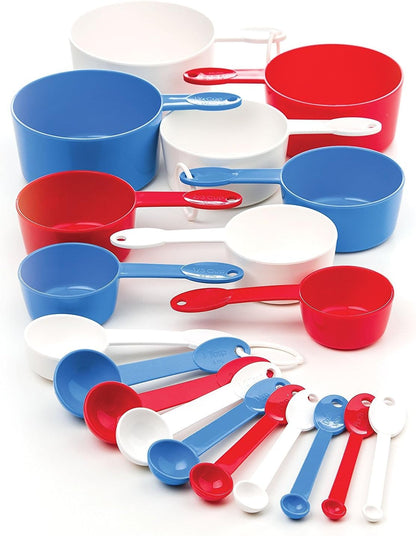 PrepWorks Ultimate Measuring Set - 19-Piece Set with Measuring Cups and Spoons for Accurate Dry and Liquid Ingredient Measurements