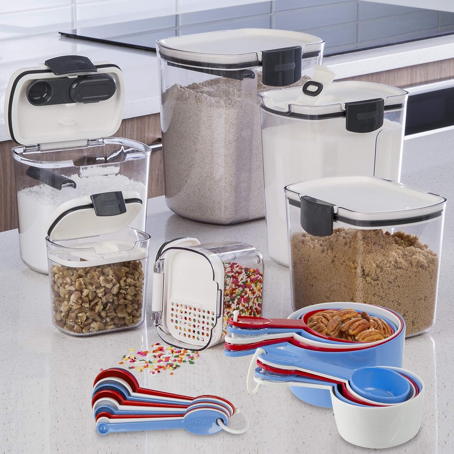 PrepWorks Ultimate Measuring Set - 19-Piece Set with Measuring Cups and Spoons for Accurate Dry and Liquid Ingredient Measurements