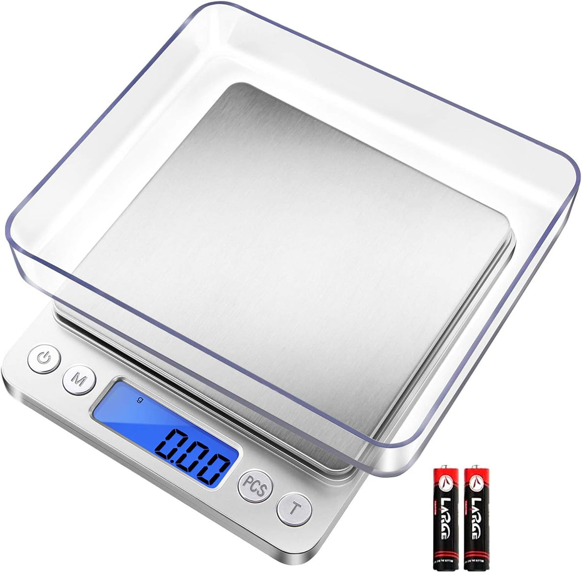 Digital Gram Scale .01 Gram Accuracy, 500g Small Jewelry Scale