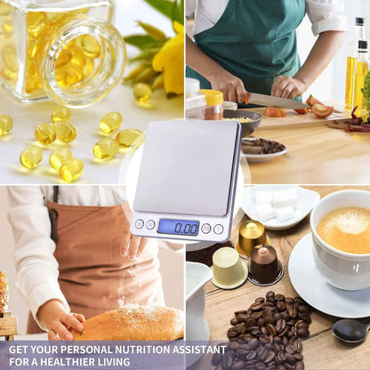 Digital Gram Scale .01 Gram Accuracy, 500g Small Jewelry Scale