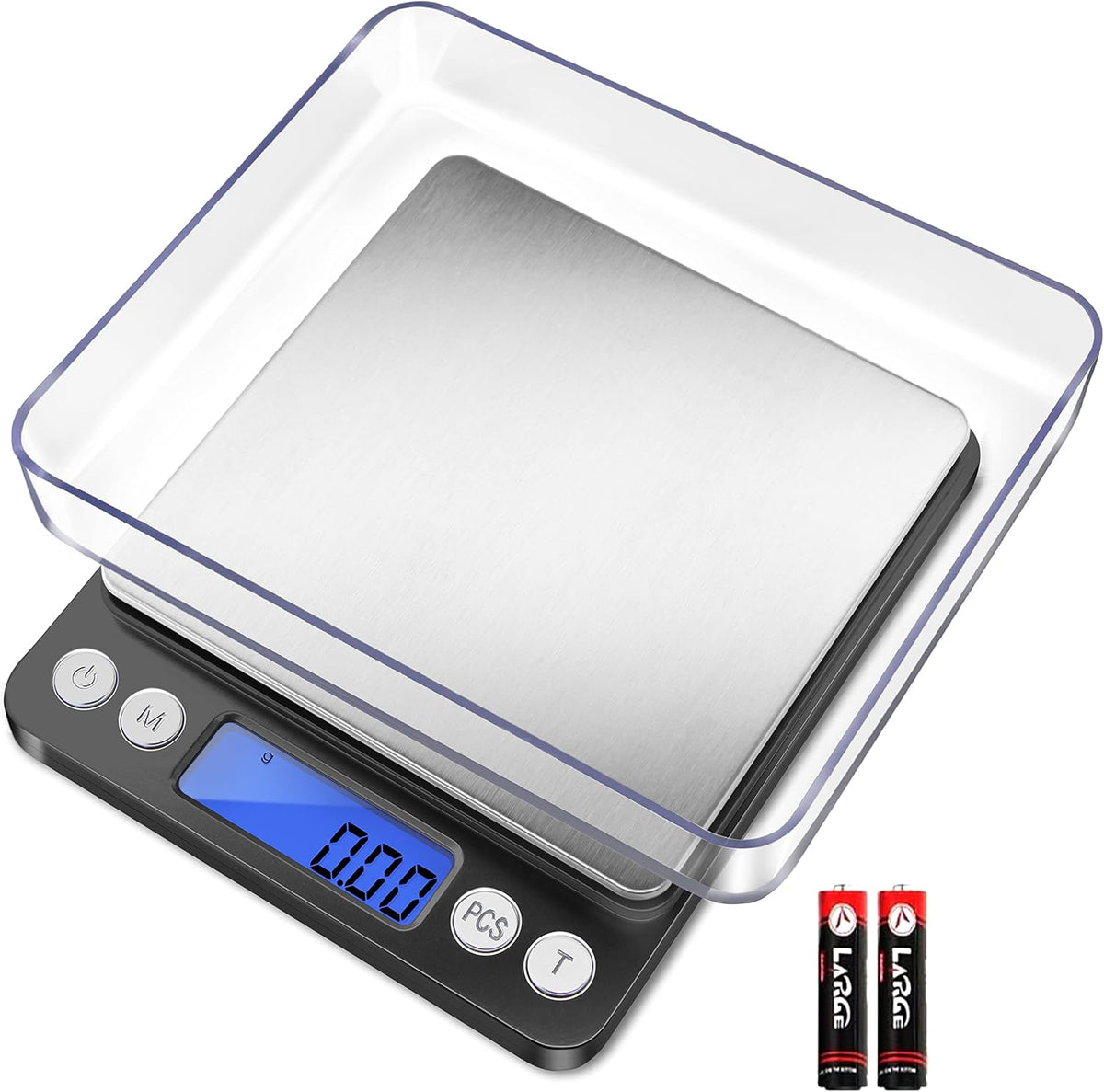 Digital Gram Scale .01 Gram Accuracy, 500g Small Jewelry Scale