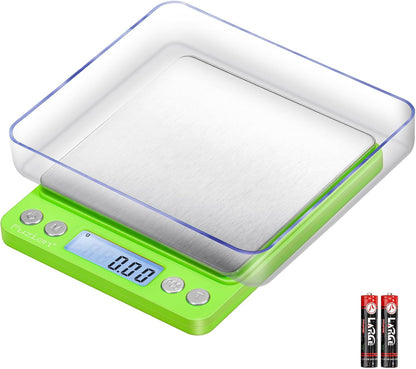 Digital Gram Scale .01 Gram Accuracy, 500g Small Jewelry Scale