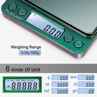 Digital Gram Scale .01 Gram Accuracy, 500g Small Jewelry Scale