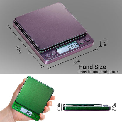 Digital Gram Scale .01 Gram Accuracy, 500g Small Jewelry Scale
