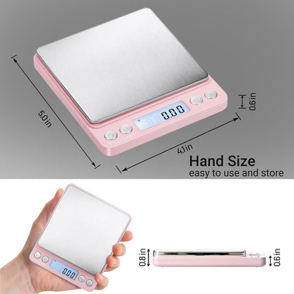 Digital Gram Scale .01 Gram Accuracy, 500g Small Jewelry Scale