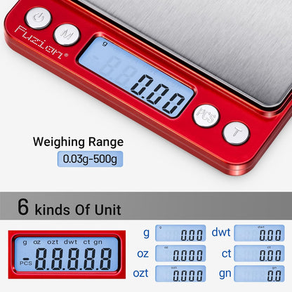 Digital Gram Scale .01 Gram Accuracy, 500g Small Jewelry Scale