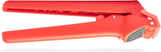 Garject Lite 2-In-1 Garlic Peeler, Garlic Press & Mincer with Garlic Peel Ejector, Nylon - Red | No-peel mincer with skin eject button, fits up to 2 cloves, dishwasher safe heavy-duty nylon, stainless steel crusher plate