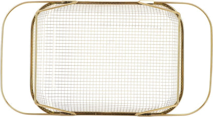 Stainless Steel Colander, Over The Sink Strainer Basket Kitchen S Er Gold Strainer Over The Sink Colander Basket for with Handles Fine Mesh Expandable Essentials (Silver)