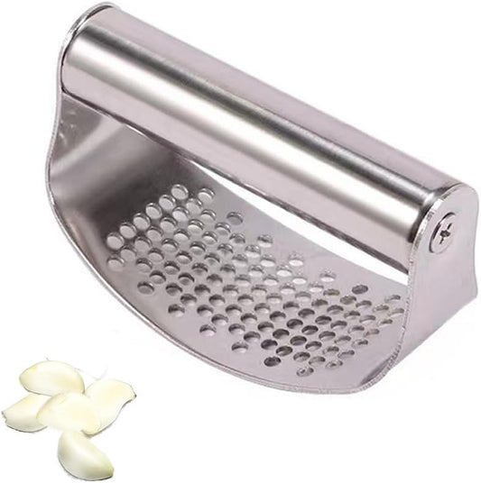 Garlic Press Rocker Stainless Steel,Garlic Mincer Garlic Crusher Tools, Garlic Smasher,Dishwasher Safe