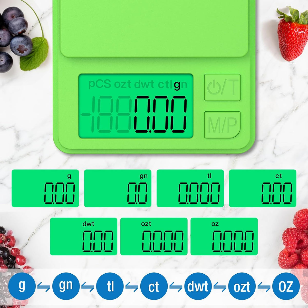 Digital Pocket Scale 1000g x 0.01g, Portable Precision Gram Scale