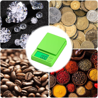 Digital Pocket Scale 1000g x 0.01g, Portable Precision Gram Scale