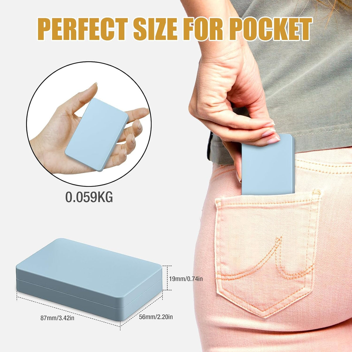 Digital Pocket Scale 1000g x 0.01g, Portable Precision Gram Scale