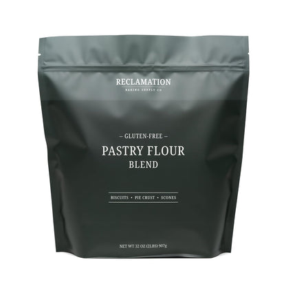 Reclamation Gluten Free Biscuit & Pastry Flour Blend 2 lb - Substitute 1:1 - Perfect for Biscuits, Scones, Pie Crust, Muffins, Quick Breads, and More - Rice Free - Made With Gluten-Free Wheat Starch