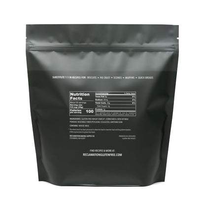 Reclamation Gluten Free Biscuit & Pastry Flour Blend 2 lb - Substitute 1:1 - Perfect for Biscuits, Scones, Pie Crust, Muffins, Quick Breads, and More - Rice Free - Made With Gluten-Free Wheat Starch