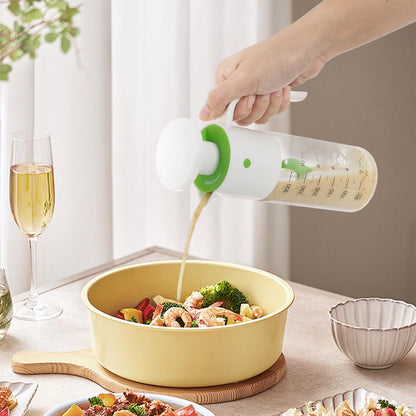 Salad Dressing Mixer Shaker 10oz | Salad Dressing Cruet Gray Color Glass Bottle