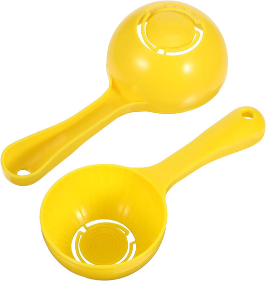 2Pcs Rice Paddle Scoop Mold For Rice Ball Making, Non-stick Sushi Mold Rice Ball Scooper for Rice Sushi Making, Rice Ball Spoon Sushi Making Tools Yellow for Home Kitchen Restaurant