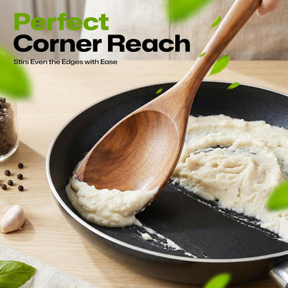 Basting Brush for Cooking, Silicone Oil Brush with Wooden Handle, Heat Resistant Pastry Brushes with 12 Color Silicone Brush Head