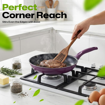Basting Brush for Cooking, Silicone Oil Brush with Wooden Handle, Heat Resistant Pastry Brushes with 12 Color Silicone Brush Head