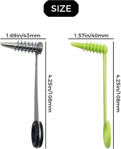 Spiralizer, 3PCS Spiral Cutter Set for Vegetables & Fruits, Stainless Steel & Plastic Potato Cutter, Manual Spiral Potato Cutters for Carrots, Cucumbers, Sweet Potatoes, Kitchen Gadgets