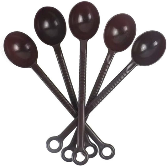 Plastic Measuring Spoons, 20PCS Long Handle Coffee Spoon Scoop, Multipurpose Spoons Baking Tools for Coffee Bean, Sugar Milk Tea Powder Ingredients