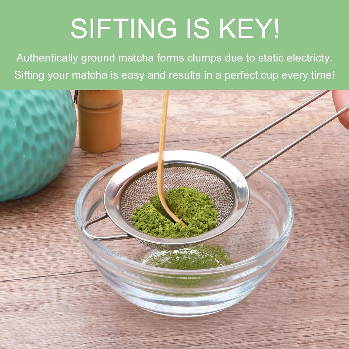 Matcha Whisk Set,Matcha Whisk,Matcha Set,Bamboo Whisk,Matcha Kit,Chasen Matcha Stirrer,Made from 100% Natural Bamboo,Durable and perfect for making matcha tea