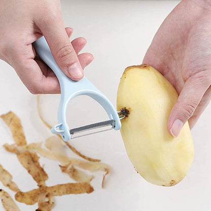 Potato Peelers 3 Pack, Fruit Peelers Potato Peeler, Cucumber, Apple Peelers for kitchen Original Vegetable Peeler-Set of 3 (Stainless Steel)
