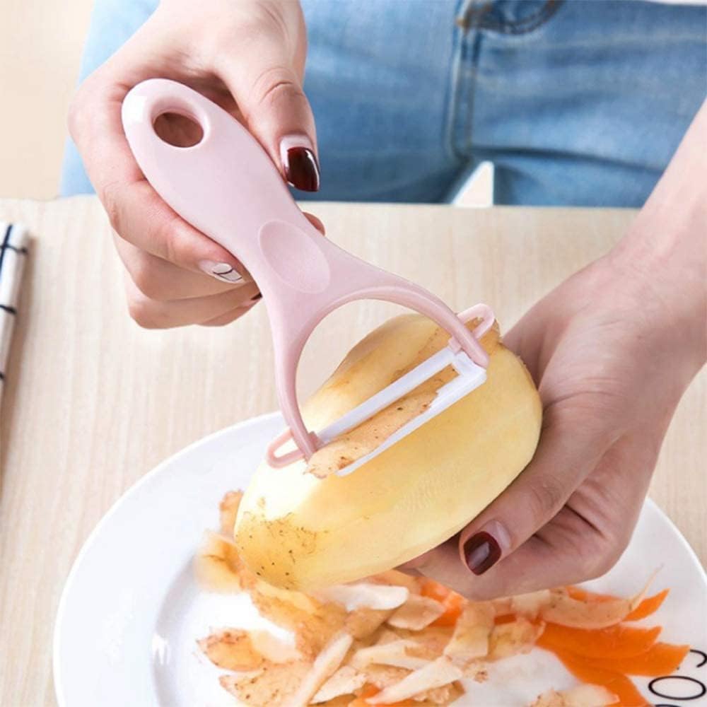 Potato Peelers 3 Pack, Fruit Peelers Potato Peeler, Cucumber, Apple Peelers for kitchen Original Vegetable Peeler-Set of 3 (Stainless Steel)