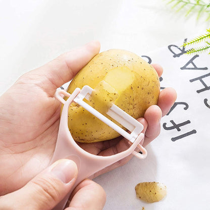 Potato Peelers 3 Pack, Fruit Peelers Potato Peeler, Cucumber, Apple Peelers for kitchen Original Vegetable Peeler-Set of 3 (Stainless Steel)