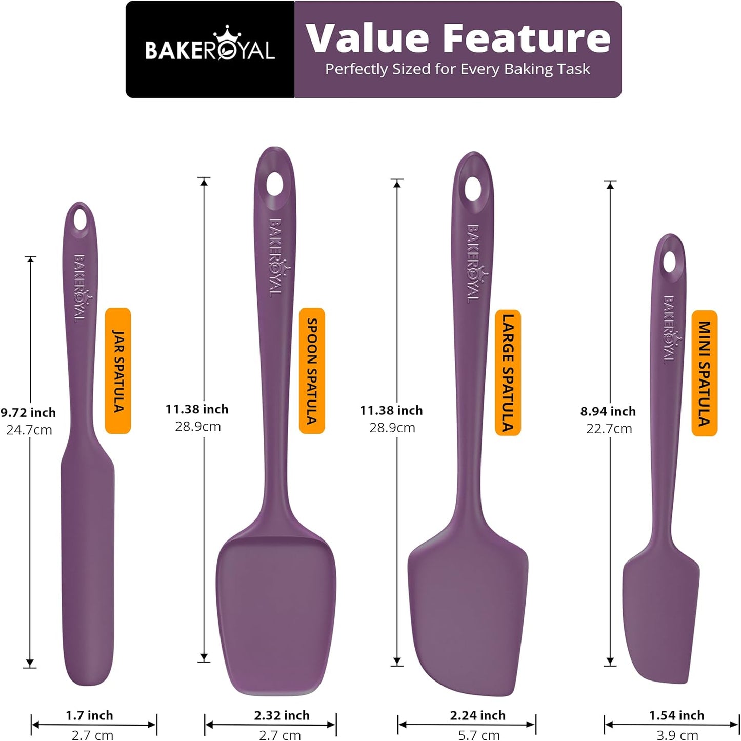 Silicone Spatulas Set - Aqua