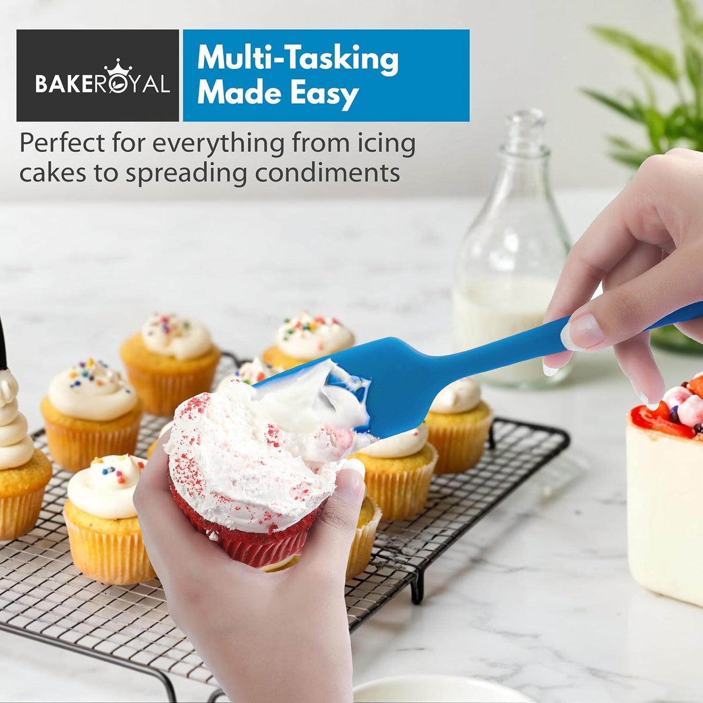 Silicone Spatulas Set - Aqua