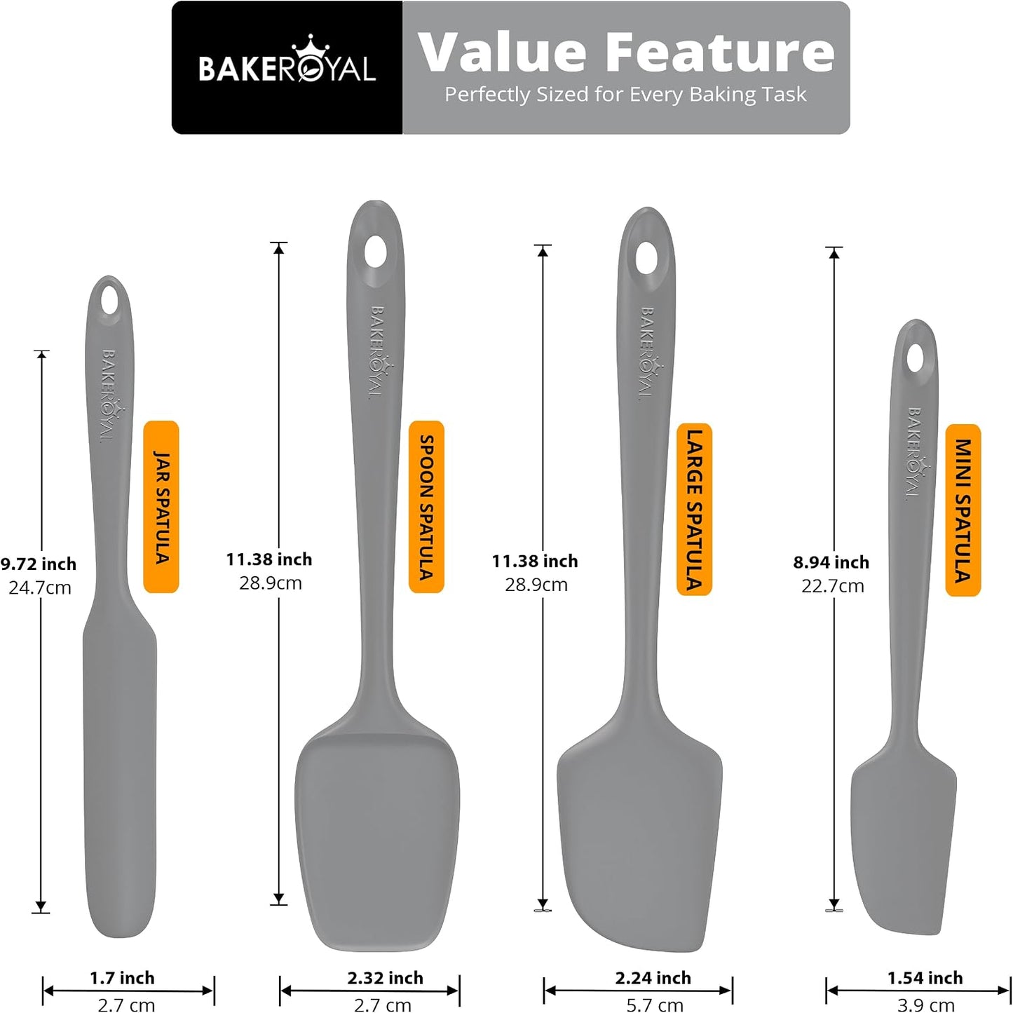 Silicone Spatulas Set - Aqua