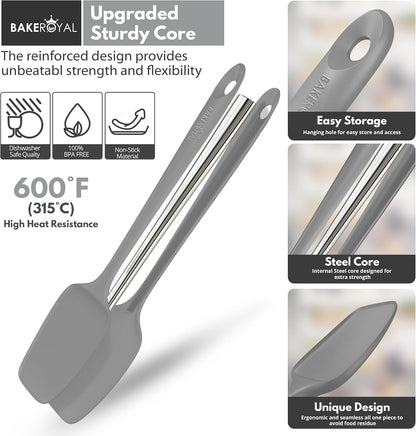 Silicone Spatulas Set - Aqua